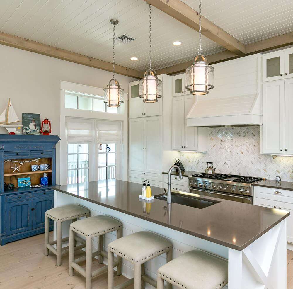 Port Aransas Coastal House Kitchen