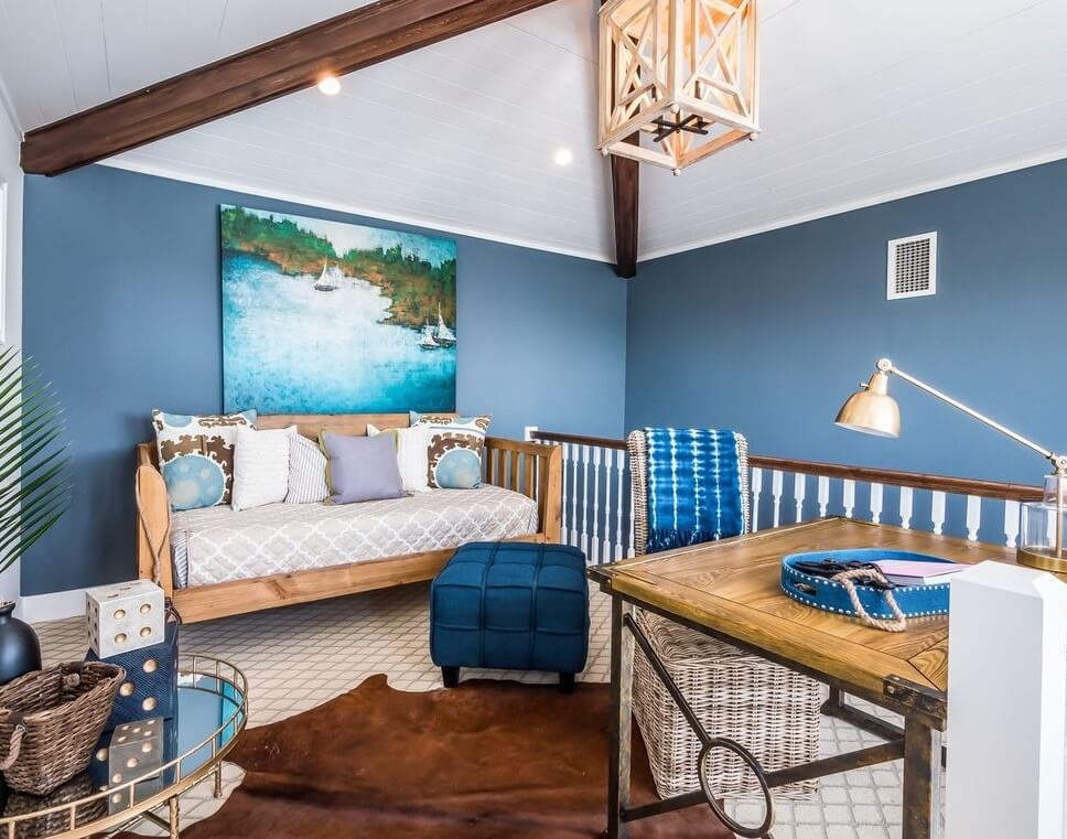 Anna Maria Sound Waterfront Rental Upstairs Living Area