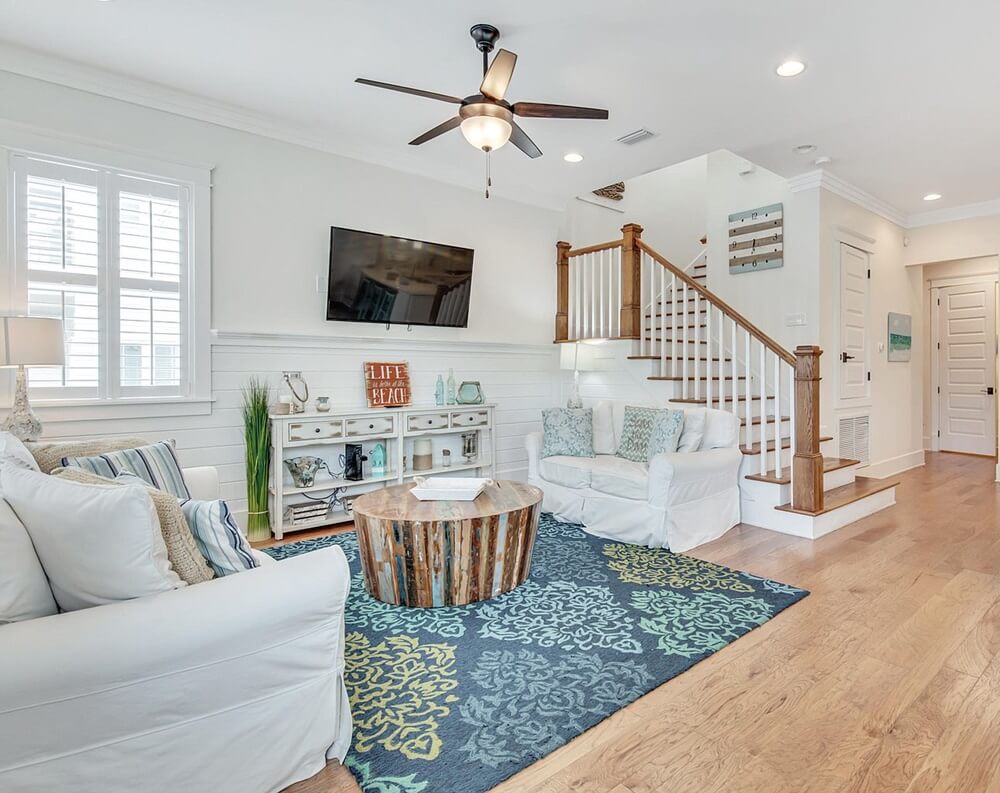Gulfview Circle Florida Living Room