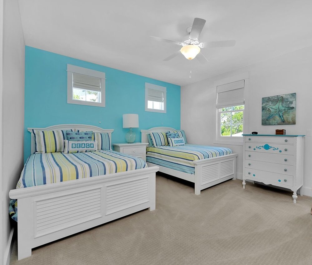 Grayton Beach House Bunk Room