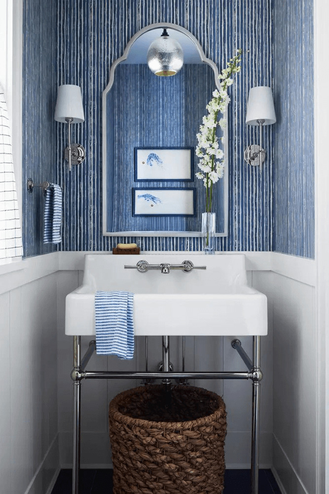 Playful Retreat on Shelter Island - Powder Room